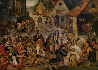 Works of Mercy by Pieter the Younger Brueghel