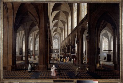 Inside View of the Cathedral of Antwerp by Pieter the Younger Neefs