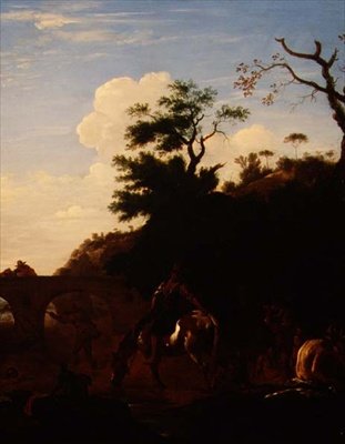 The Bathing Pool by Pieter van Laar