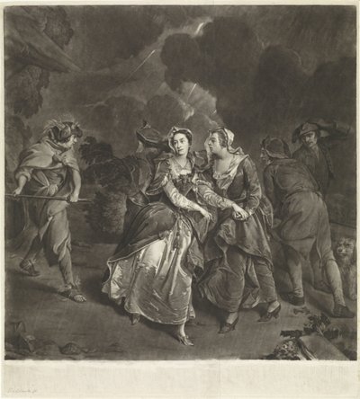 Actress Susannah Maria Cibber in the Role of Cordelia by Pieter van Bleeck