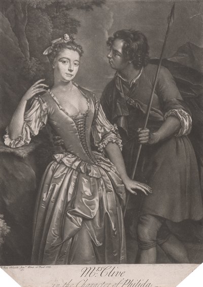 Mrs Clive in the Character of Philida by Pieter van Bleeck