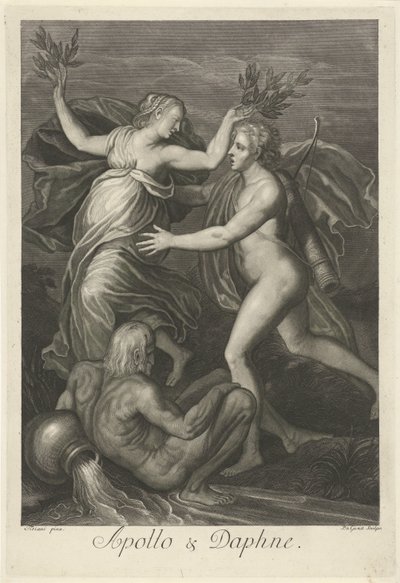 Apollo and Daphne (detail) by Pieter van Gunst