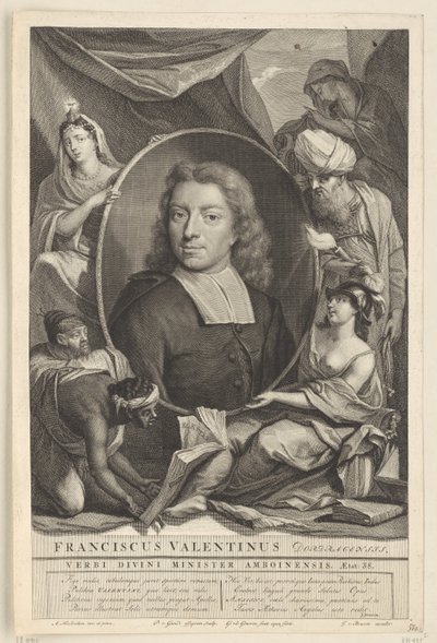 Portrait of François Valentijn by Pieter van Gunst