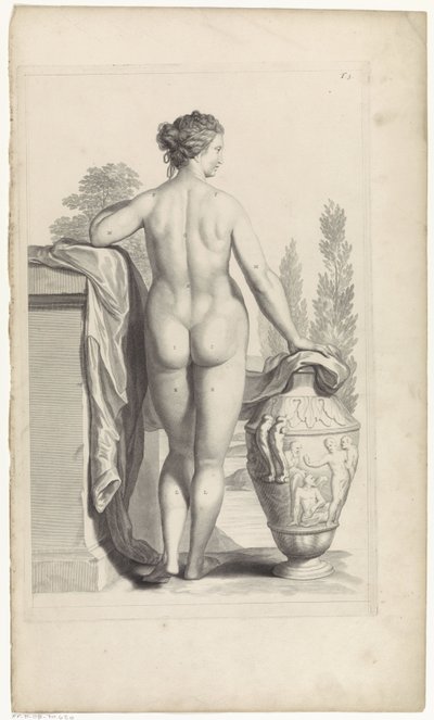 Study of the Female Nude by Pieter van Gunst
