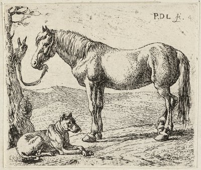 The Horse and the Dog by Pieter van Laer