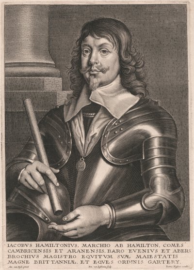 Jacobus Hamiltonius, Marchio AB Hamilton, Comes Cambricensis et Aranensis by Pieter van Lisebetten