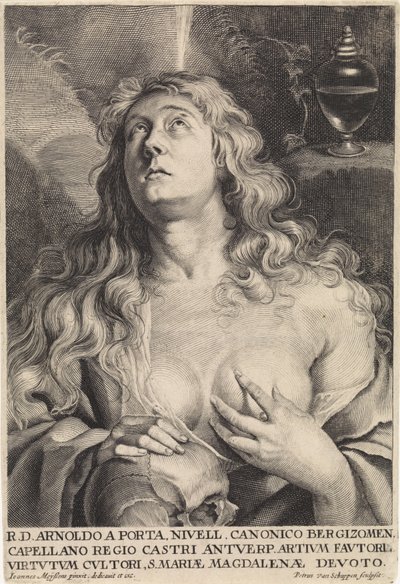 Mary Magdalene by Pieter van Schuppen