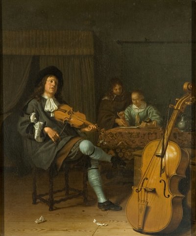 A Music Party, c.1675 by Pieter van Slingelandt