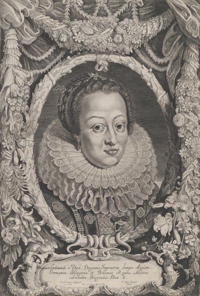 Eleonora, Wife of Ferdinand II, from the Series Ferdinandus II et III Imperatorum Domu by Pieter van Sompel