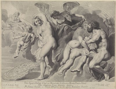 Ixion Deceived by Juno and Jupiter by Pieter van Sompel