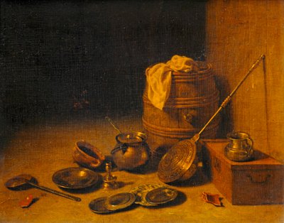 Kitchen Utensils by Pieter van den (c.1613 c.73) Bosch
