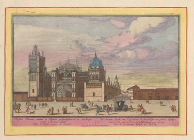 View of the Cathedral of Toledo by Pieter van den Berge