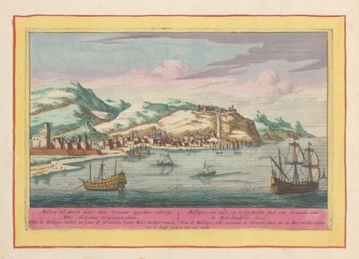 View of the City of Málaga on the Mediterranean Sea by Pieter van den Berge
