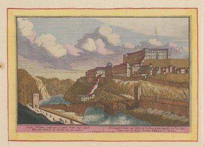 View of the Alcázar in Toledo by Pieter van den Berge