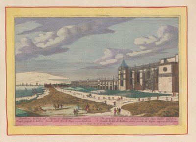 View of the Hieronymus Monastery in Belém by Pieter van den Berge