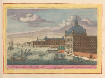 View of the Royal Palace in Lisbon by Pieter van den Berge