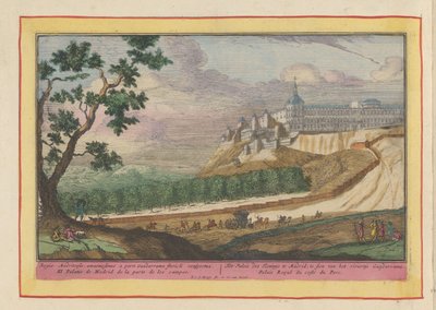View of the Royal Palace in Madrid by Pieter van den Berge