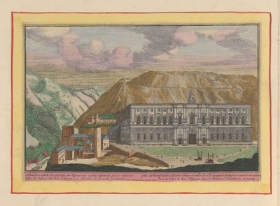 View of the Palace of Charles V in Granada by Pieter van den Berge