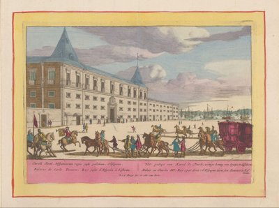 View of the Palace of Charles VI in Lisbon by Pieter van den Berge