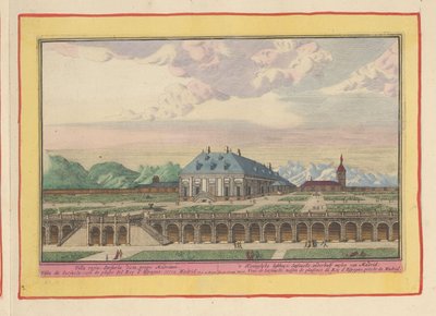 Hunting Palace Zarzuela Outside Madrid by Pieter van den Berge