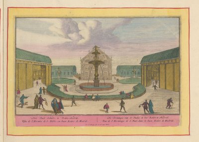 Church of Saint Paul the Hermit in the Gardens of the Palacio del Buen Retiro in Madrid by Pieter van den Berge