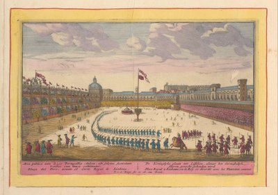 Palace Square in Lisbon by Pieter van den Berge