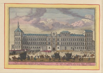 Front View of the Royal Palace in Madrid by Pieter van den Berge