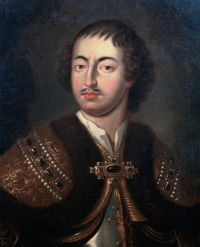 Portrait of Russian Emperor Peter the Great by Pieter van der (after) Werff