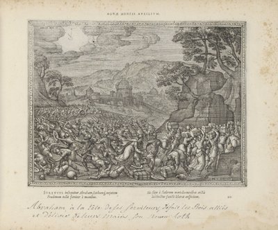 Abraham Rescues Lot by Pieter van der Borcht (I)