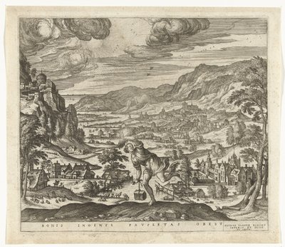 Poverty Hinders the Progress of Ingenious Minds (Bonis Ingenys Paupertas Obest) by Pieter van der Borcht (I)