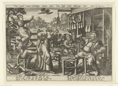 The Spoiled Household by Pieter van der Borcht (I)