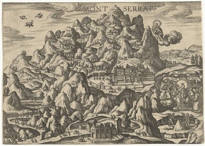 Montserrat, Pilgrimage Site for the Holy Virgin by Pieter van der Borcht (I)