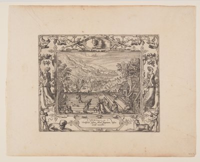 April, from The Twelve Months by Pieter van der Borcht