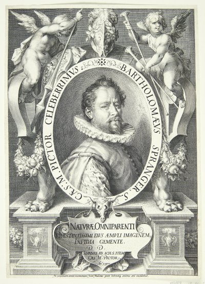 God Reveals Himself to Abraham in the Form of an Angel, and Abraham Rises by Pieter van der Borcht