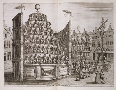 Illustration Depicting a Moveable Theatre, from 