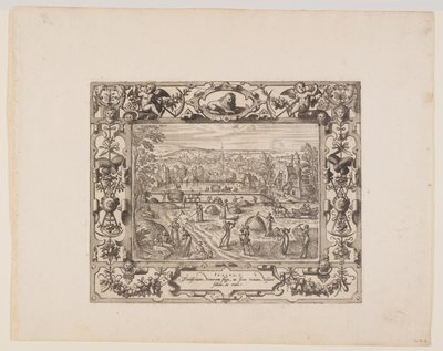 July, from The Twelve Months by Pieter van der Borcht
