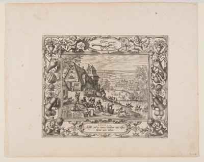 June, from The Twelve Months by Pieter van der Borcht