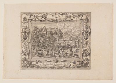 October, from The Twelve Months by Pieter van der Borcht