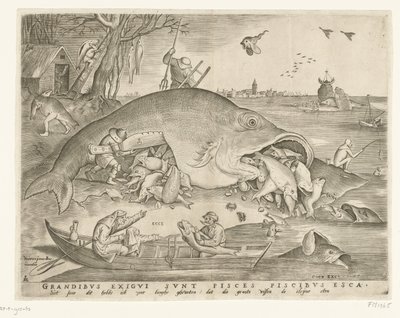 Big Fish Swallow Small Fish by Pieter van der Heyden
