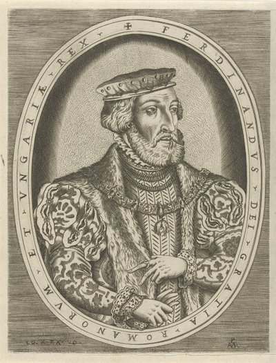 Portrait of Ferdinand I of Habsburg, German Emperor by Pieter van der Heyden