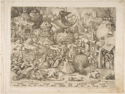 Pride (Superbia) from The Seven Deadly Sins by Pieter van der Heyden