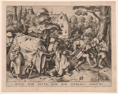 The Dirty Bride, or The Wedding of Mopsus and Nisa by Pieter van der Heyden
