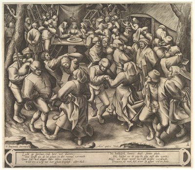 The Peasant Wedding Dance by Pieter van der Heyden