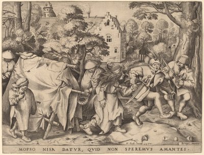The Wedding of Mopsus and Nisa by Pieter van der Heyden after Pieter Bruegel the Elder
