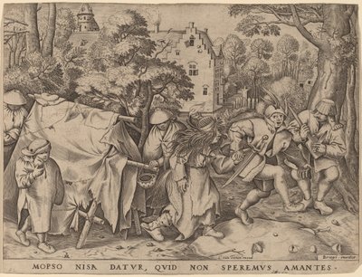 The Wedding of Mopsus and Nisa by Pieter van der Heyden after Pieter Bruegel the Elder