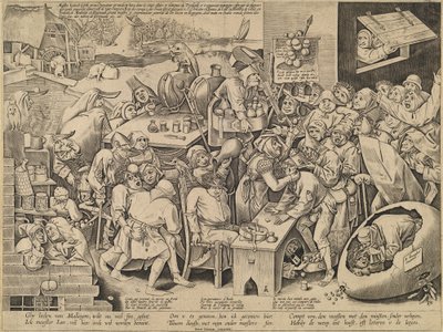 The Witch of Malleghem by Pieter van der Heyden after Pieter Bruegel the Elder