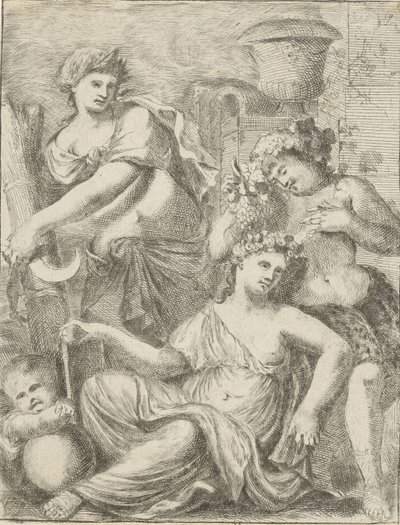 Ceres, Bacchus, and Venus by Pieter van der Plas (II)