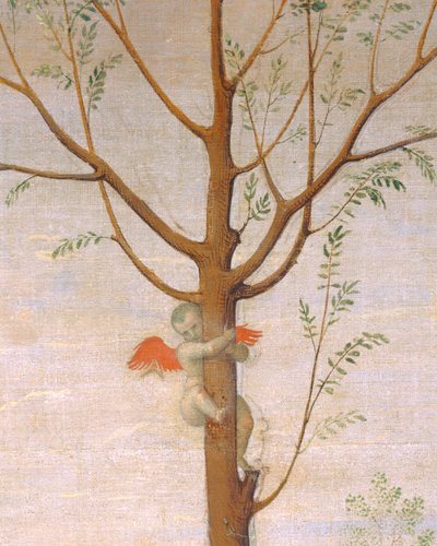 The battle between Love and Chastity by Pietro (studio of) Perugino