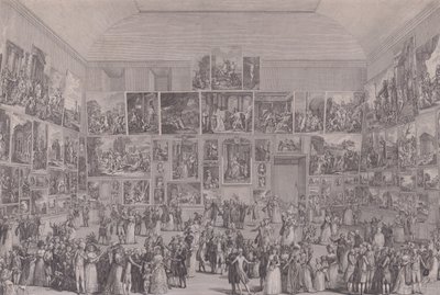 Exposition at the Salon du Louvre in 1787 by Pietro Antonio Martini