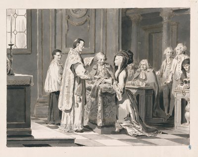 Marriage from The Seven Sacraments by Pietro Antonio Novelli
